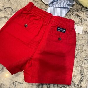 Janie and Jack Vibrant Red Kids Shorts